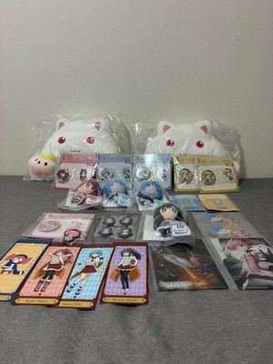 Puella Magi Madoka Magica Plush Set Lot with Madoka, Homura, Mami, and Say
