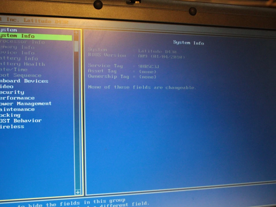 Dell Latitude D430 40GB HDD 2GB RAM Core 2 Duo 1.33GHz NO OS - CMOS BATTERY POOR, photo 2 of 5