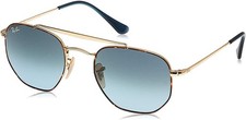 Ray-Ban RB3648 The Marshal Square Sunglasses - Havana 91023M - Authentic New
