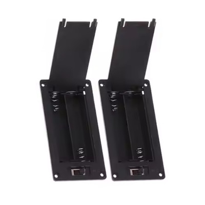 2pcs 2xAAA Flush Mount Battery Holder 2x1.5V AAA 3.0V Switch Box Case 2 x AAA