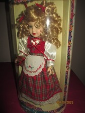 16 “ Victorian Garden Genuine Porcelain Doll With Stand Goldilocks"