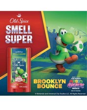 Old Spice Men Deodorant Mario Smashed Fruit Limited Edition 3oz Brooklyn Bounce