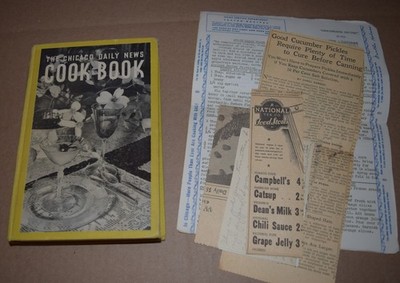 Chicago Daily New Cook Book 1930s HC