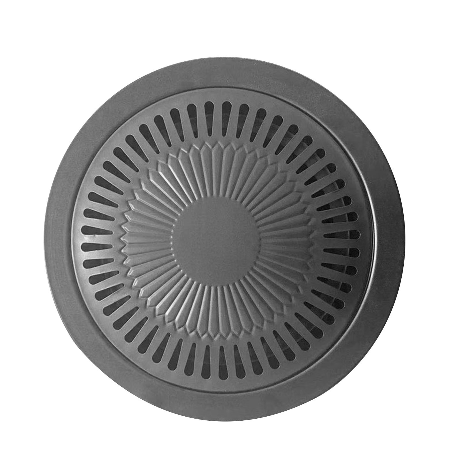 Stovetop Barbecue Grill Pan Round Easy To Clean Korean BBQ Grill Pan For Ho New
