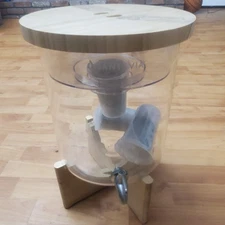 Santevia Gravity Water System  Alkaline and Fluoride Filter 2.6gal 10l. (Bamboo)