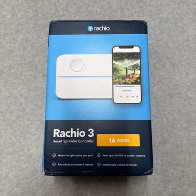 Rachio 3 Wi-Fi Smart Sprinkler Controller 16 ZONE Remote Irrigation Control