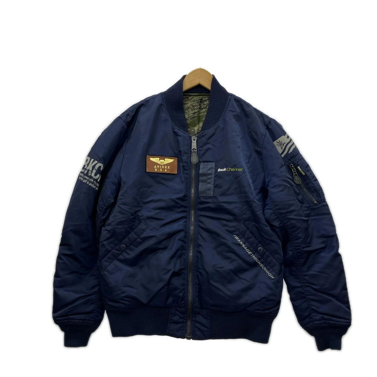 AVIREX フライトジャケット ネイビー　値下げ⭕️ 25+ Avirex Nylon Outer Shell Jackets for Men for sale | Updated