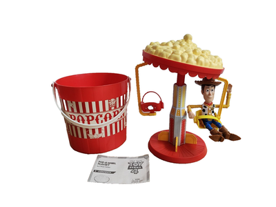 Disney Toy Story 4 Pop-A-Whirl Playset Popcorn Bucket Carousel