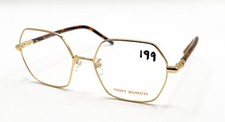 NEW TORY BURCH TY 1072 3309 SHINY LIGHT GOLD AUTHENTIC EYEGLASSES 52-17