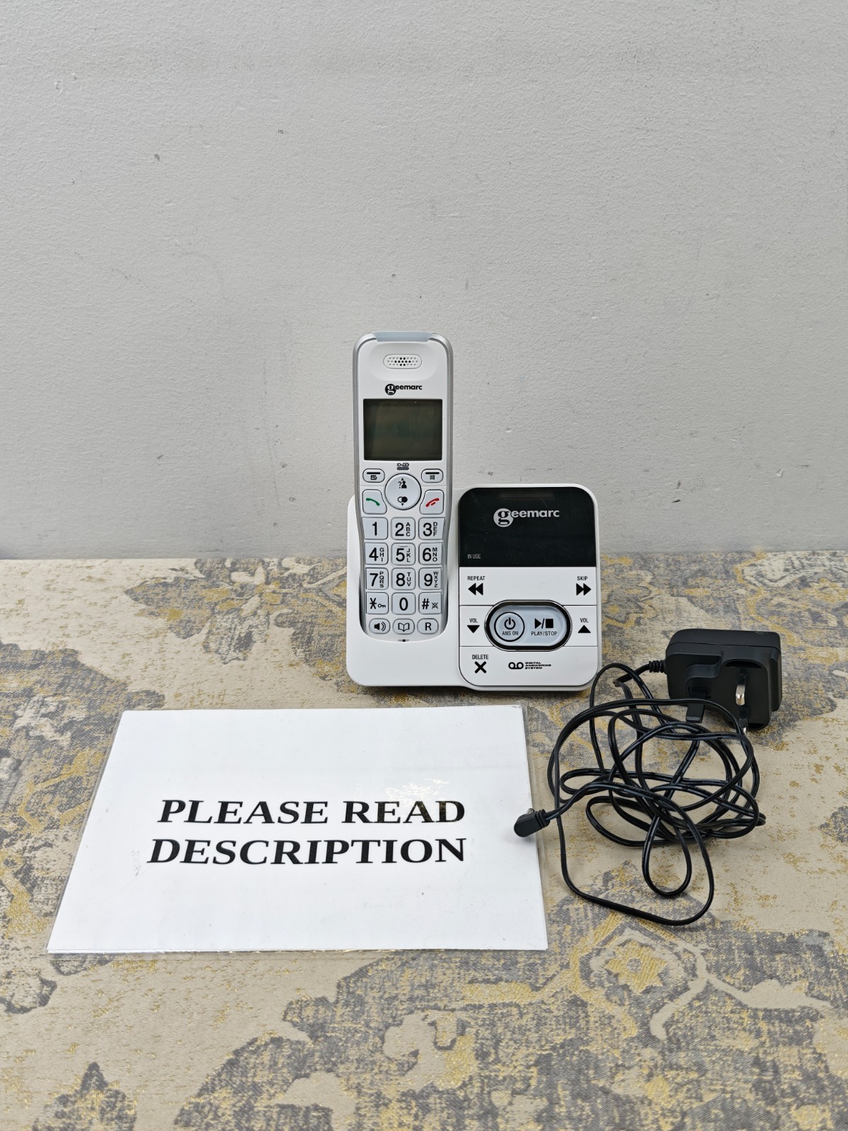 Geemarc Amplidect 295 Twin - Loud Cordless DECT Phone (READ)