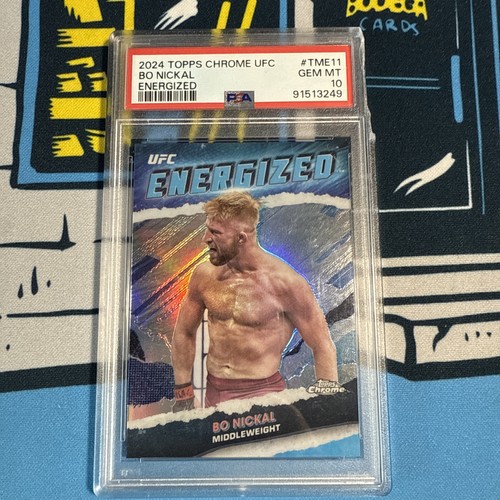 Bo Nickal #TME-11 — 2024 Topps Chrome UFC Energized UFC card