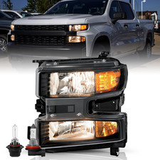 Halogen Model Headlight Assembly for 2019-2021 Chevy Silverado 1500