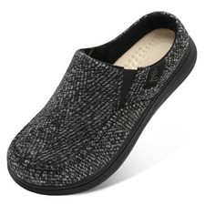 Men's Cozy Slip-on Slippers Memory Foam House Slippers Wide Moccasins