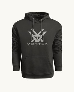VORTEX Men's Everyday Core Logo Black Hoodie 3XL (224-02-BLK3X)