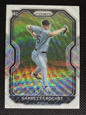 2021 Panini Prizm - Garrett Crochet #45 White Wave Prizm (RC)