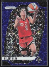 2024 Panini Prizm WNBA #77 Kelsey Plum Blue Velocity Prizms Las Vegas Aces (Y)