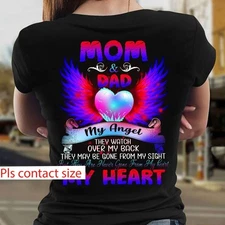 Mom and dad my angel they watch over my back they may be gone from my sight