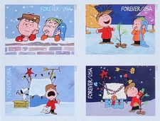 First Class " Peanuts Charlie Brown" USPS Postage Stamps-Book Of 20 MNH