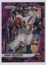 2024 Panini Prizm Purple Ice Prizm 7/225 Daunte Culpepper #193 3m4