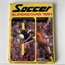 Soccer Superstars 1981 Hardback Book