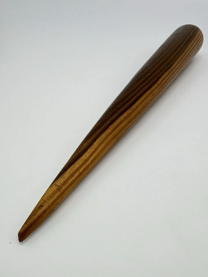 "Antigua herramienta de empalme de cuerda de vela marítima Lignum Vitae Fid 13""" Foto 2 de 4