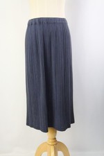 Special Price PLEATS PLEASE Navy Blue Skirt ISSEY MIYAKE 294 1023