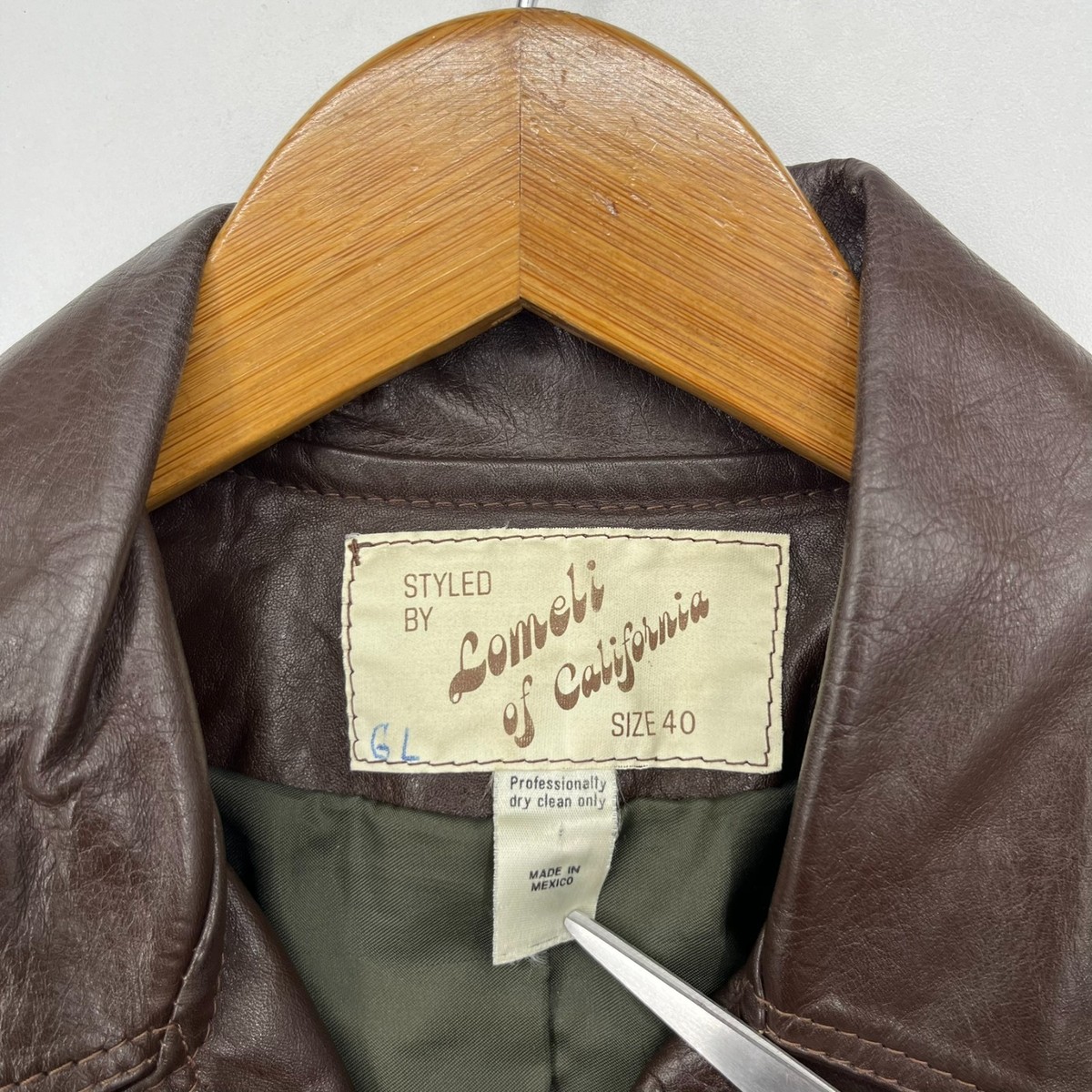Lomeli of California Genuine Leather Jacket Men