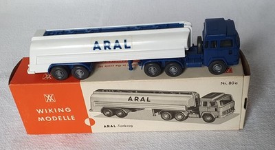 Wiking Aral Tankzug Nr. 80 a im Originalkarton H0 1:87