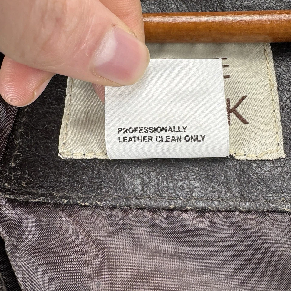 Cripple Creek Vest Men L Antique Suede Leather Cowboy Western Ranch - Image 3 of 4