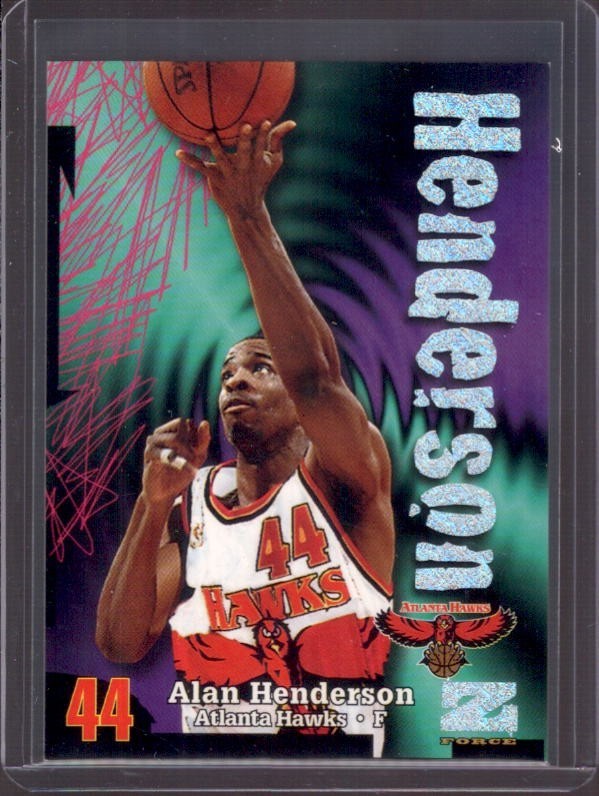 ALAN HENDERSON 1997-98 Skybox Z Force #176 Rave Parallel #260/399