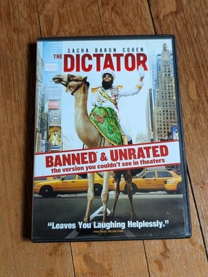 The Dictator DVD 2012 Banned & Unrated Sacha Baron Cohen Comedy