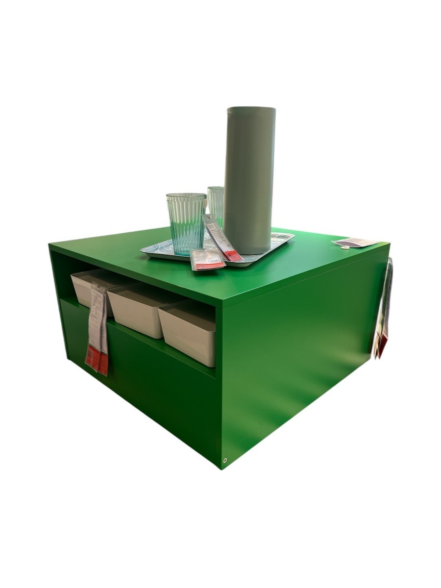 New IKEA GARNANAS Green Coffee Table Storage Casters (25 ⅝x25 ⅝