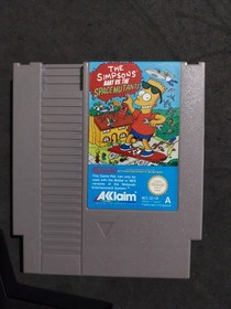 The Simpsons Bart Vs Space Ex-Mutants Nintendo Nes Pal A Mattel Eng Gebraucht