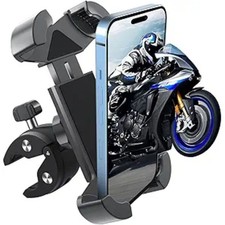 Bike Phone Mount, Motorcycle Handlebar Mount, 360 Rotation Silicone Bicycle Ph
