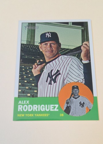 Alex Rodriguez [Chrome] #HP43 2012 Topps Heritage Chrome card
