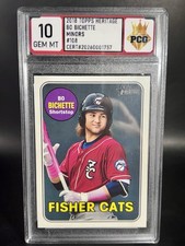 2018 Topps Heritage Minor League Edition - Bo Bichette #54 RC