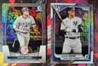 2023 Bowman Aaron Judge Mojo Chrome Refractor New York Yankees MVP #7 + 2 Card
