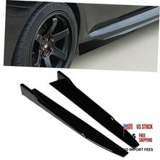 Glossy Black Side Skirts for Cars Body Kit 31" x 4" x 3" Fits for Universal L