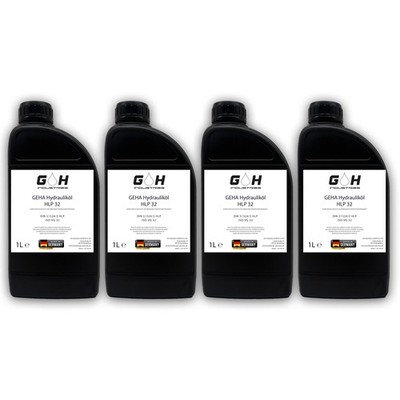 4 L HLP 32 | Hydrauliköl | ISO VG 32  | DIN 51524 Teil 2 | 4 x 1 Liter Dose