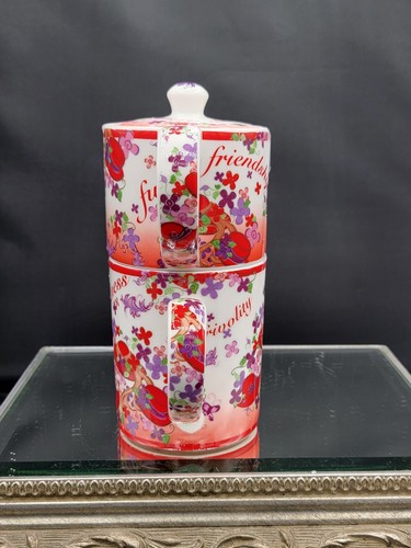 Paul Cardew TEA FOR ONE. Rosa Chintz. ROTER HUT GESELLSCHAFT. TOPF & TASSE - Bild 2 von 8