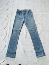 Re/Done Levi Womens 26 Inseam 34" High Rise Jeans Light Wash Skinny Vintage