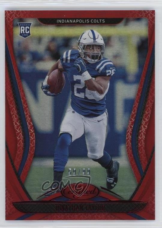 2020 Certified Rookies Mirror Red 59/99 Jonathan Taylor #118 5x3