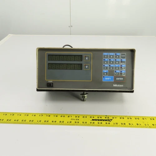 Mitutoyo APL-325L 2-Axis Digital Readout Console Display 120VAC W/Cord (Works)