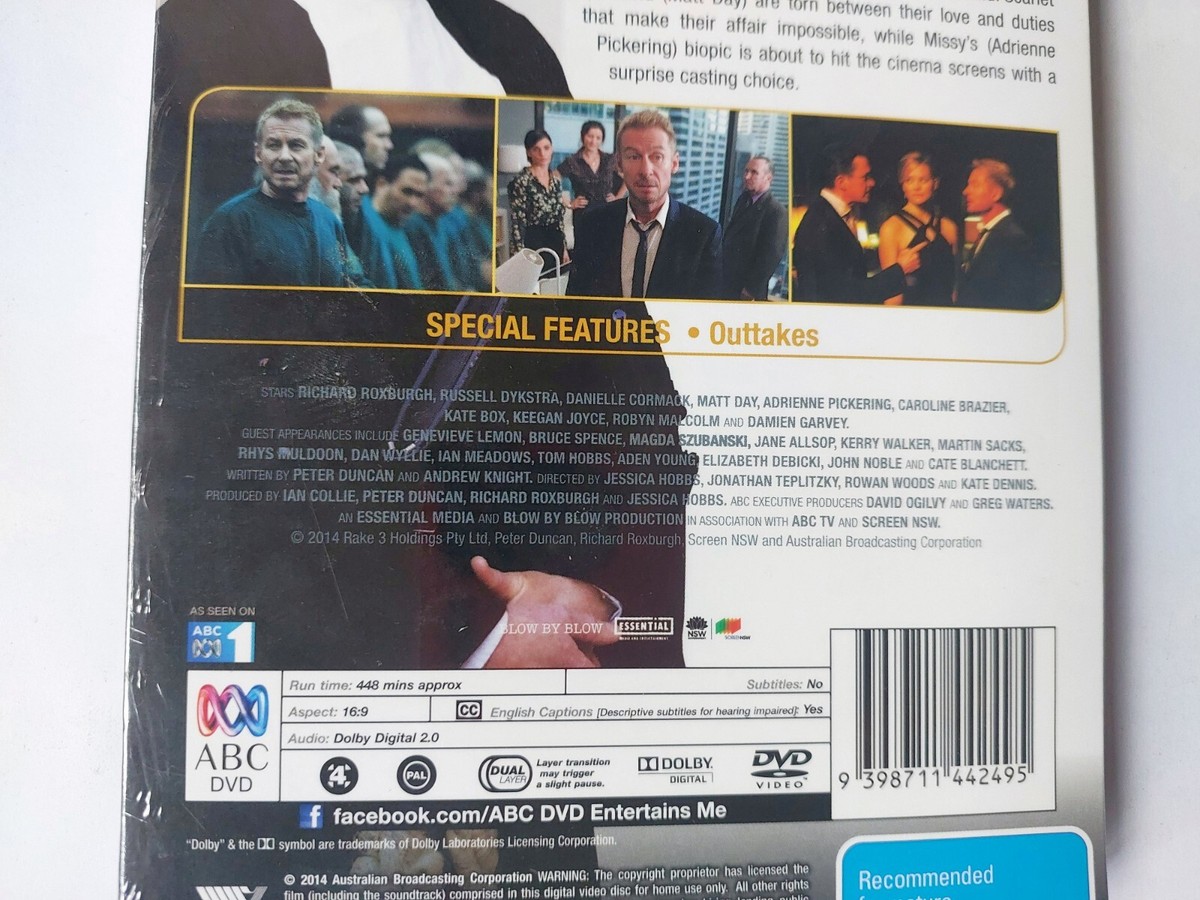 Rake : Series 3 [3 DVD Box Set] Region 4, Brand New & Sealed, FREE