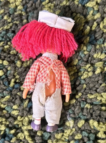 Klassische Vintage Raggedy Andy Mini-Puppe - Bild 2 von 2