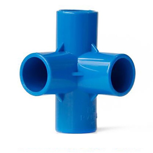 PVC Pipe Fittings Various Type Straight, Tee, Elbow Water Supply White/Blue/Grey - Picture 16 of 20