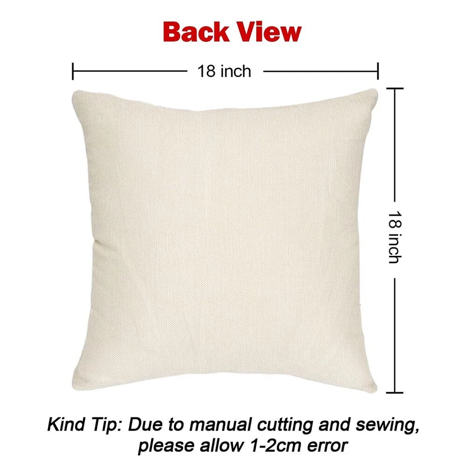 Fall Pillow Covers 18x18 Set of 4 Fall Decor Pumpkin Maple Leaves Cushion Case - Image 4 of 4