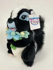12" Flower Skunk from Bambi Plush Stuffed Animal Disneyland Disney Store w Tag