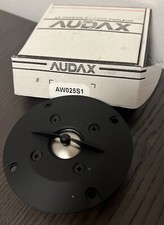 Audax Loud Speaker Aw025s1 Complete In Box Never Used France 4” Free Shipping