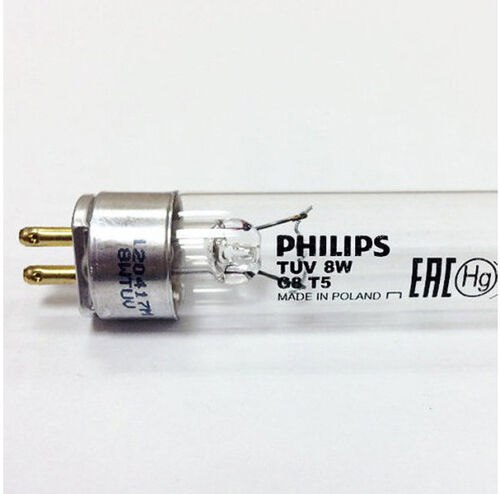 Bombilla Philips TUV 8W G8 T5 Tubo Germicida Ultra Violeta Filtro UV 2 PIEZAS - Imagen 4 de 7